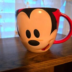 Red Mickey Mouse cup